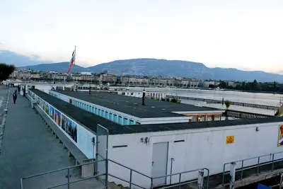 Street view of Pâquis, the area around Beau-Rivage Genève – Sunday Roast brunch (Rivage Café)